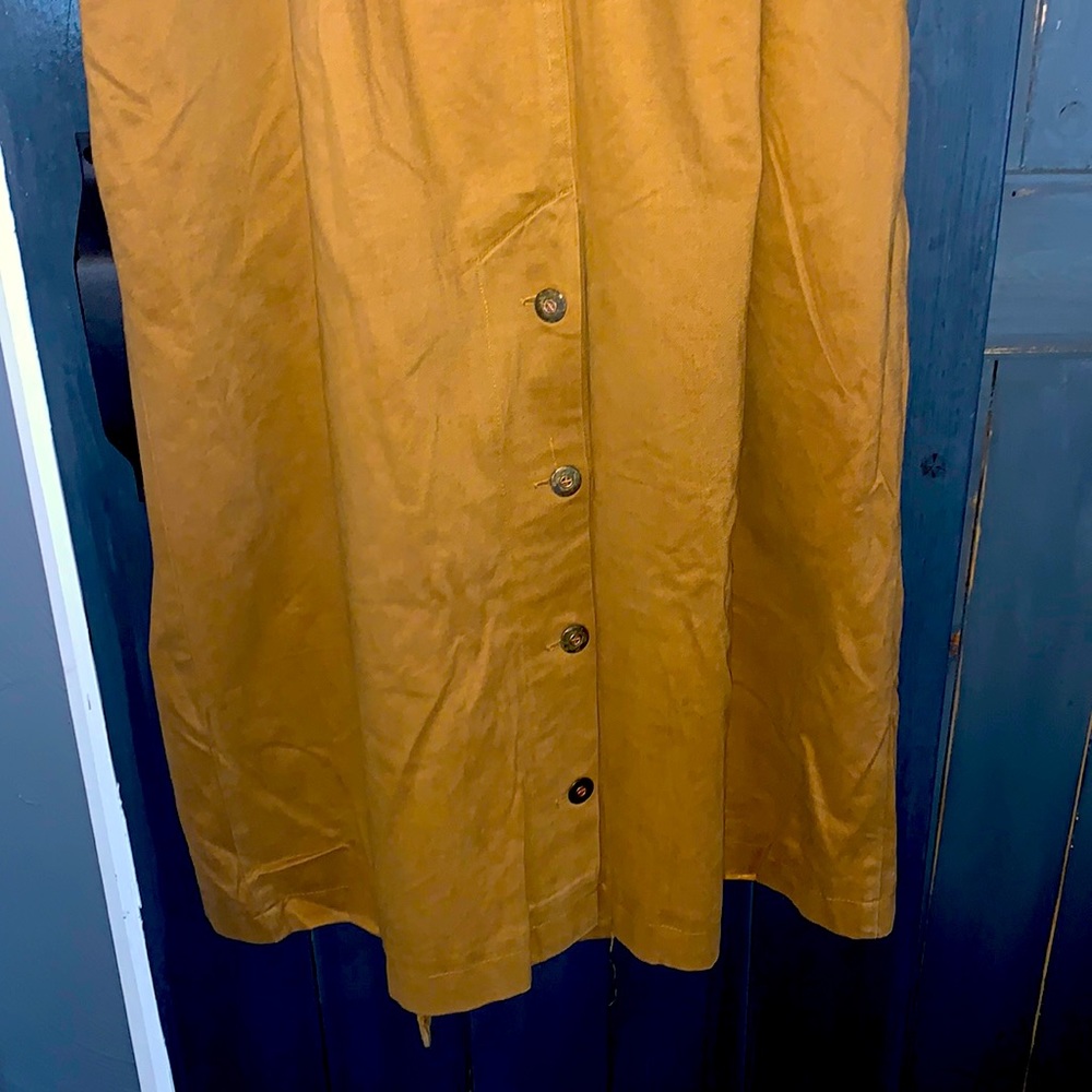 VINTAGE 80’s Trench by TOGETHER Ocre RARE Color - Picture 5 of 6